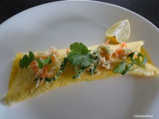 Omelettes farcies à la mexicaine