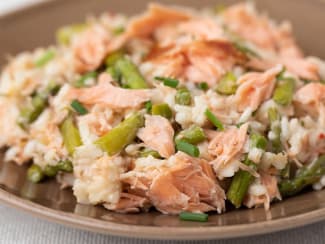 Risotto saumon asperges
