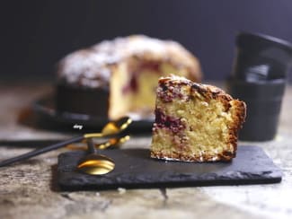 Gâteau bakewell aux framboises