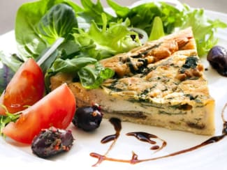 Flan de légumes et jambon