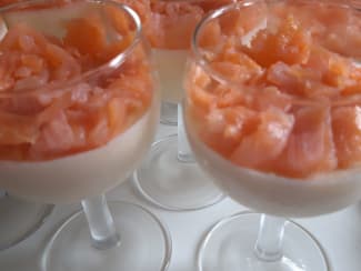 Mousse d'asperges au saumon