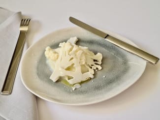 Chou-fleur deux textures à la vanille