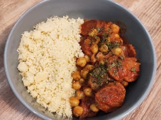 Ragoût de chorizo et pois chiches