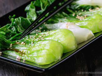 Bok choy sauce huître