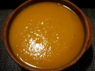 Soupe de carottes express