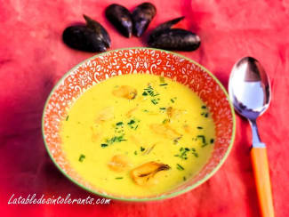 Soupe de Butternut aux Moules de bouchot de la Baie du Mont-Saint-Michel