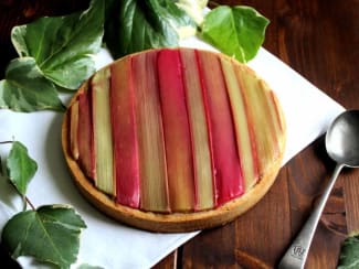 Tarte Rhubarbe Amande Cyril Lignac