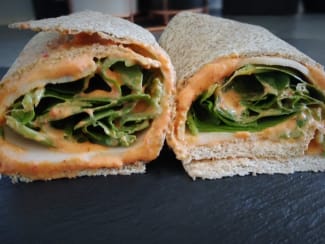 Wrap au jambon de poulet