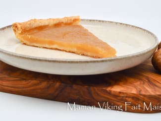 Tarte à la compote de pommes