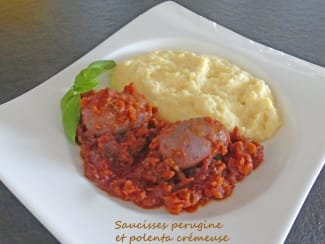 Polenta crémeuse, tomates et haricots grillés