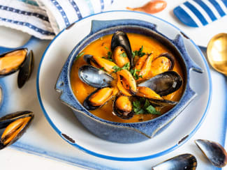 Soupe de moules aux pommes de terre - Recette Ptitchef