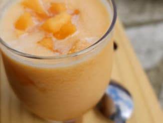 Smoothie glacé au melon