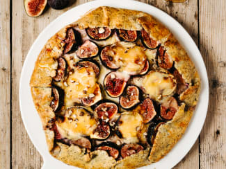 Tarte rustique aux figues et Pélardon AOP