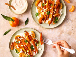 Carottes glacées aux Clémentines de Corse et au ras el-hanout