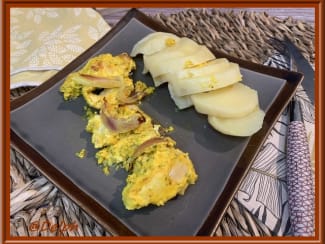 Aiguillettes de dinde marinées au skyr et curcuma