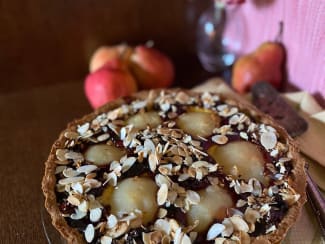Tarte gourmande aux poires fraîches