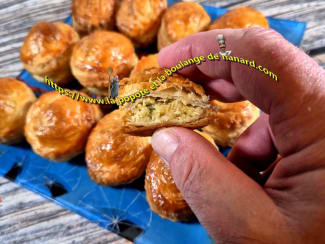 Mini feuilletés au crabe et deux crevettes