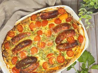 Clafoutis aux saucisses