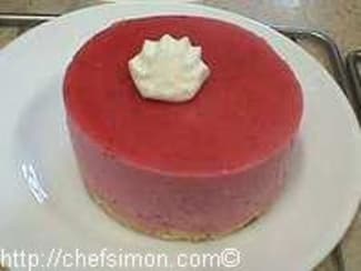 Bavarois aux fruits rouges