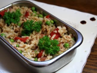 Riz complet aux tomates et épices : Recette de Riz complet aux tomates et  épices