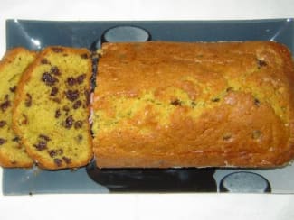 Cake pistache et pépites de chocolat