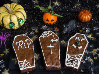 La madeleine cercueil d'Halloween, et autres recettes pour enfants