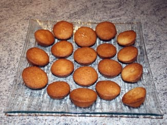 Financiers à la vanille