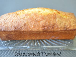 Cake au citron de Pierre Hermé