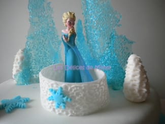 Gâteau Princesse Valina (gâteau Barbie, pâte à sucre) - Les