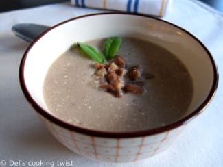 Soupe à la châtaigne et à la sauge