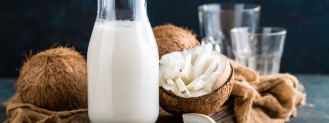 Le lait de coco