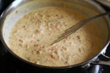 Dos de cabillaud Dugléré - Etape 12