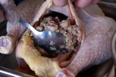 Chapon farci - Etape 8