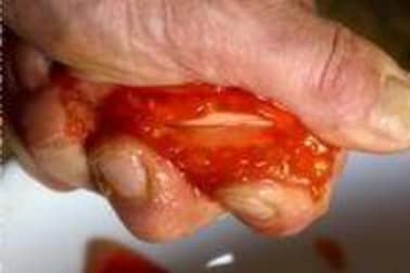 Epépiner et concasser une tomate - Etape 3