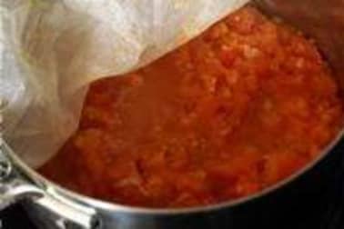 Cuire un concassé de tomates - Etape 7