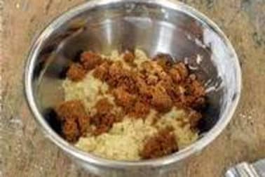 Crumble pommes myrtilles - Etape 7