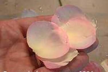 Pétales de rose cristallisés - Etape 2