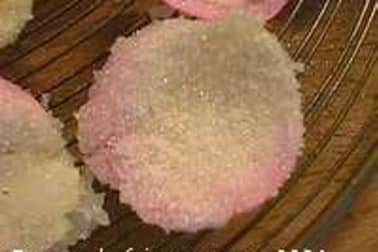 Pétales de rose cristallisés - Etape 8