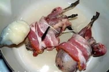 Bécassine rôtie sur pain d'épices - Etape 7