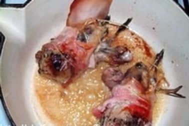 Bécassine rôtie sur pain d'épices - Etape 9