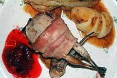 Bécassine rôtie sur pain d'épices - Etape 12