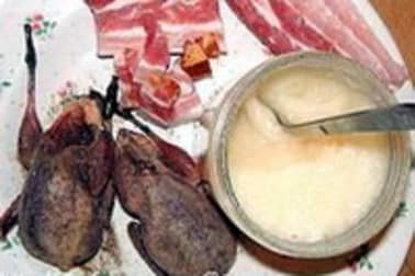 Bécassine rôtie sur pain d'épices - Etape 2