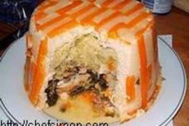 Chartreuse de poule faisane : la cuisson - Etape 7