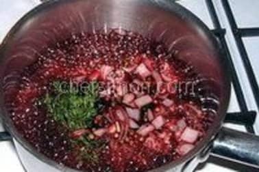 Escargots sauce au vin rouge - Etape 3