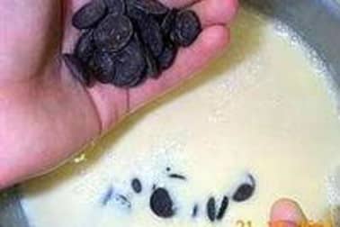 Glace chocolat miel - Etape 7