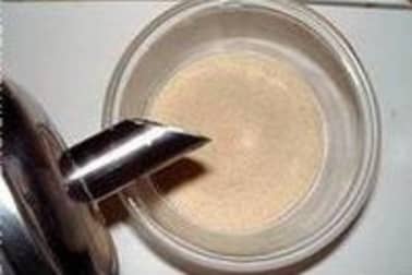 Réaction de la levure en présence de sel ou de sucre - Etape 1