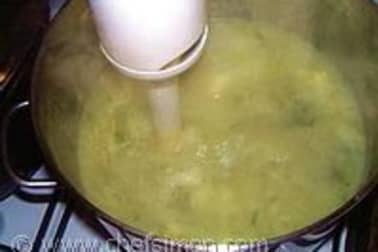 Potage aux topinambours et salade de saison - Etape 8