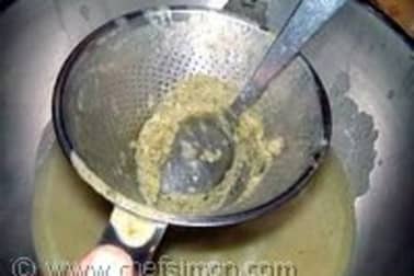 Potage aux topinambours et salade de saison - Etape 9