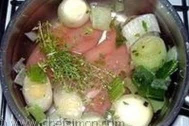 Chaud-froid de volaille - Etape 2