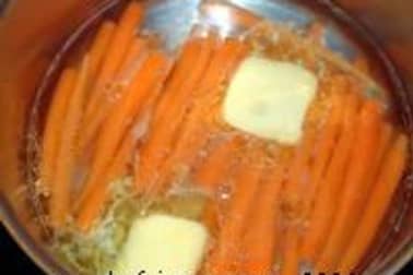 Présenter et cuire des carottes primeur - Etape 5